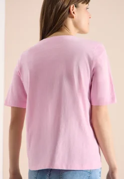 Basic T-Shirt mit Kurzarm und V-Neck