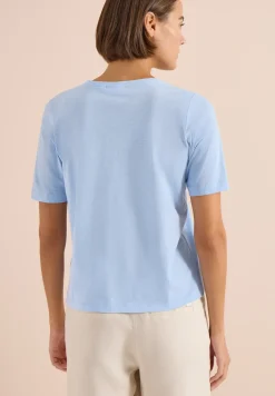 Basic T-Shirt mit Kurzarm und V-Neck