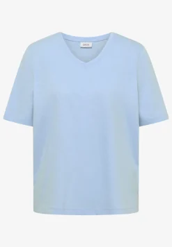 Basic T-Shirt mit Kurzarm und V-Neck