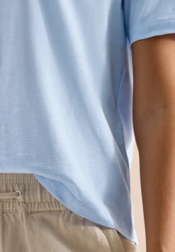 Basic T-Shirt mit Kurzarm und V-Neck