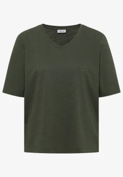Basic T-Shirt mit Kurzarm und V-Neck