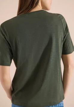 Basic T-Shirt mit Kurzarm und V-Neck