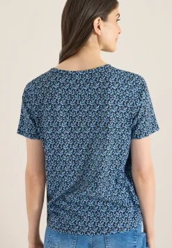 Basic T-Shirt mit Minimal Print