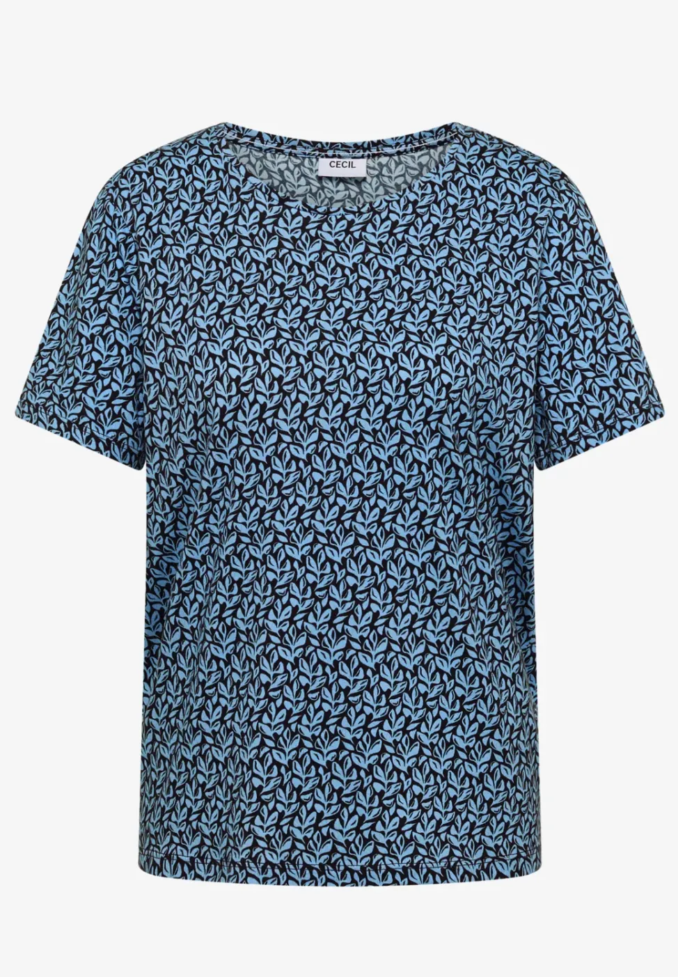 Basic T-Shirt mit Minimal Print