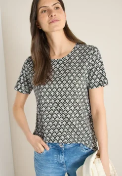 Basic T-Shirt mit Minimal Print