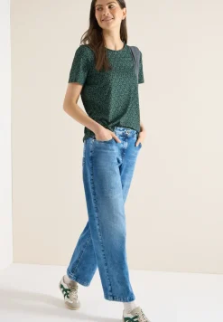 Basic T-Shirt mit Minimal Print