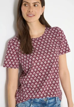 Basic T-Shirt mit Minimal Print