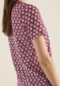 Basic T-Shirt mit Minimal Print