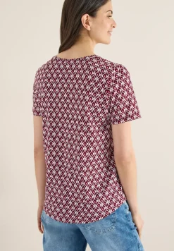 Basic T-Shirt mit Minimal Print