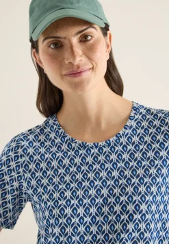 Basic T-Shirt mit Minimal Print