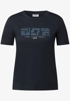 Basic T-Shirt mit Print