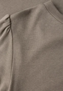 Basic T-Shirt mit Raffung
