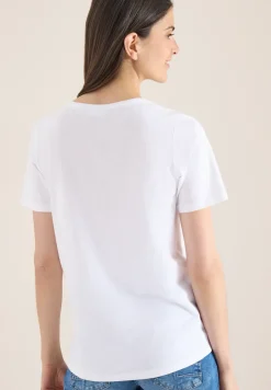 Basic T-Shirt mit Rundhals in Unifarbe