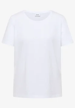 Basic T-Shirt mit Rundhals in Unifarbe