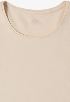 Basic T-Shirt mit Rundhals in Unifarbe