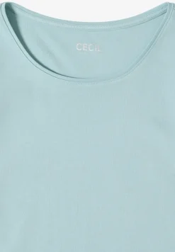 Basic T-Shirt mit Rundhals in Unifarbe