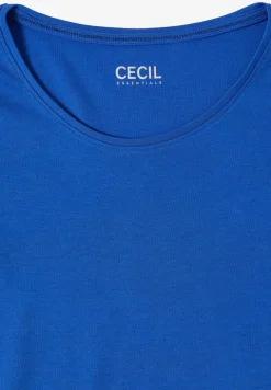 Basic T-Shirt mit Rundhals in Unifarbe