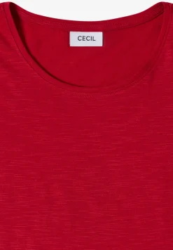 Basic T-Shirt mit Rundhals in Unifarbe