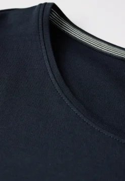 Basic T-Shirt mit Rundhals in Unifarbe