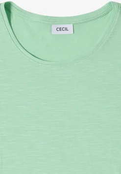 Basic T-Shirt mit Rundhals in Unifarbe