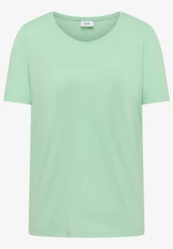 Basic T-Shirt mit Rundhals in Unifarbe