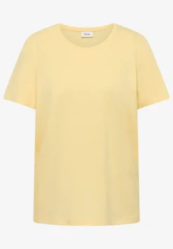 Basic T-Shirt mit Rundhals in Unifarbe