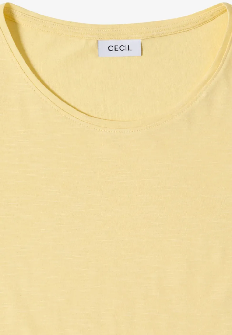 Basic T-Shirt mit Rundhals in Unifarbe