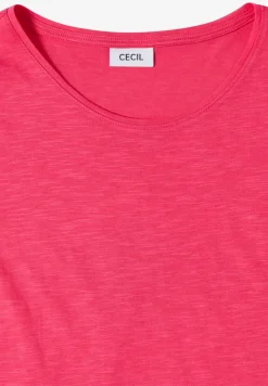 Basic T-Shirt mit Rundhals in Unifarbe