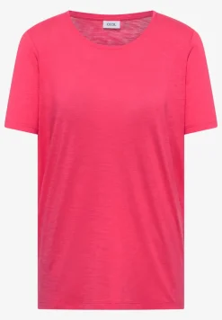 Basic T-Shirt mit Rundhals in Unifarbe