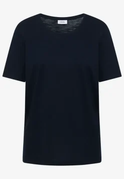 Basic T-Shirt mit Rundhals in Unifarbe