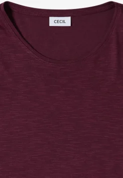 Basic T-Shirt mit Rundhals in Unifarbe