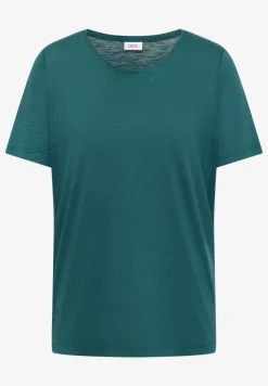 Basic T-Shirt mit Rundhals in Unifarbe