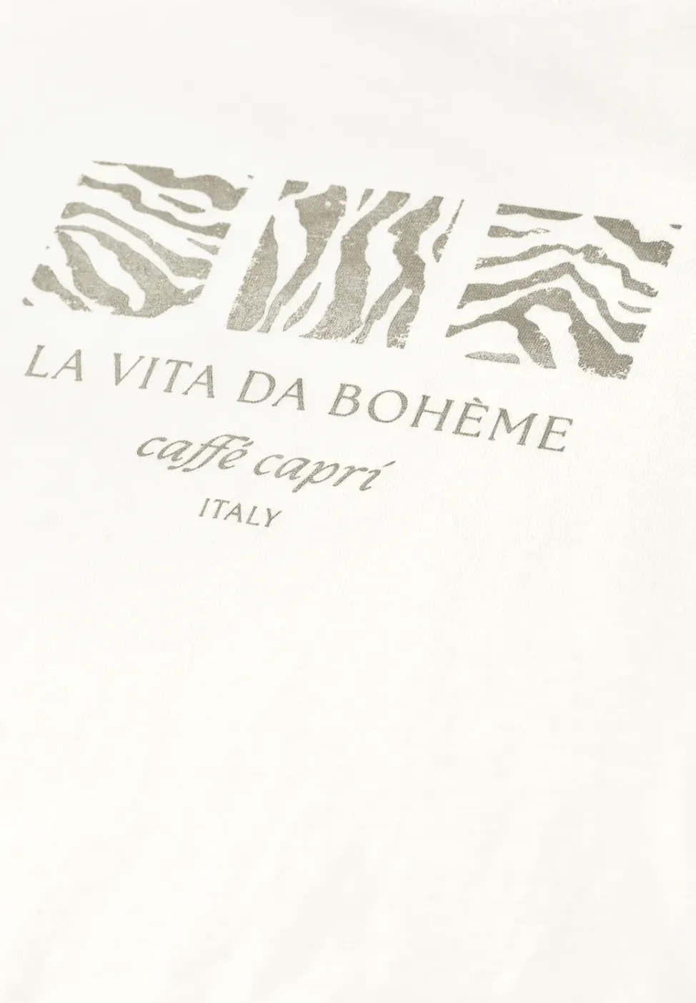 Basic T-Shirt mit Rundhals und Print