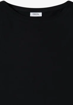 Basic T-Shirt mit U-Boot-Ausschnitt