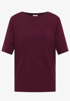 Basic T-Shirt mit U-Boot-Ausschnitt