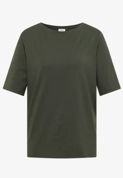 Basic T-Shirt mit U-Boot-Ausschnitt