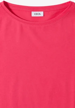 Basic T-Shirt mit U-Boot-Ausschnitt