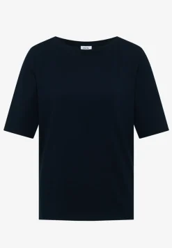 Basic T-Shirt mit U-Boot-Ausschnitt