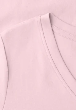 Basic T-Shirt mit V-Neck in Unifarbe