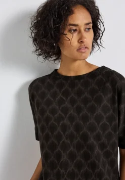 Batwing Print-Shirt