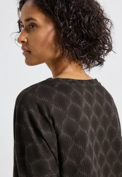 Batwing Print-Shirt