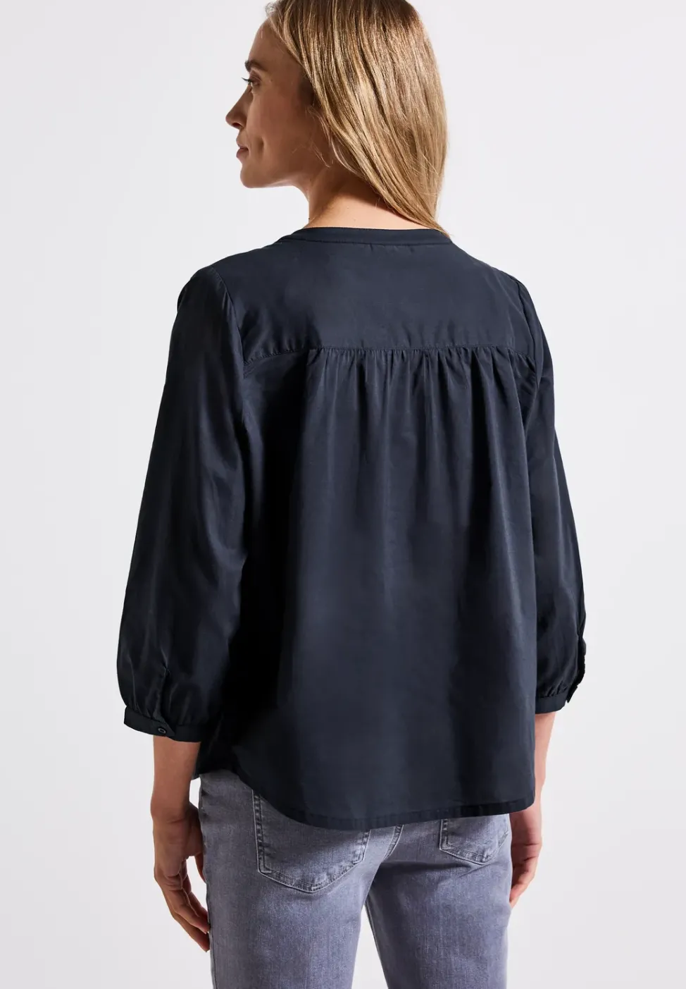 Baumwollbluse mit Details