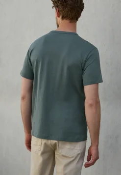 Baumwoll-Shirt mit Wording