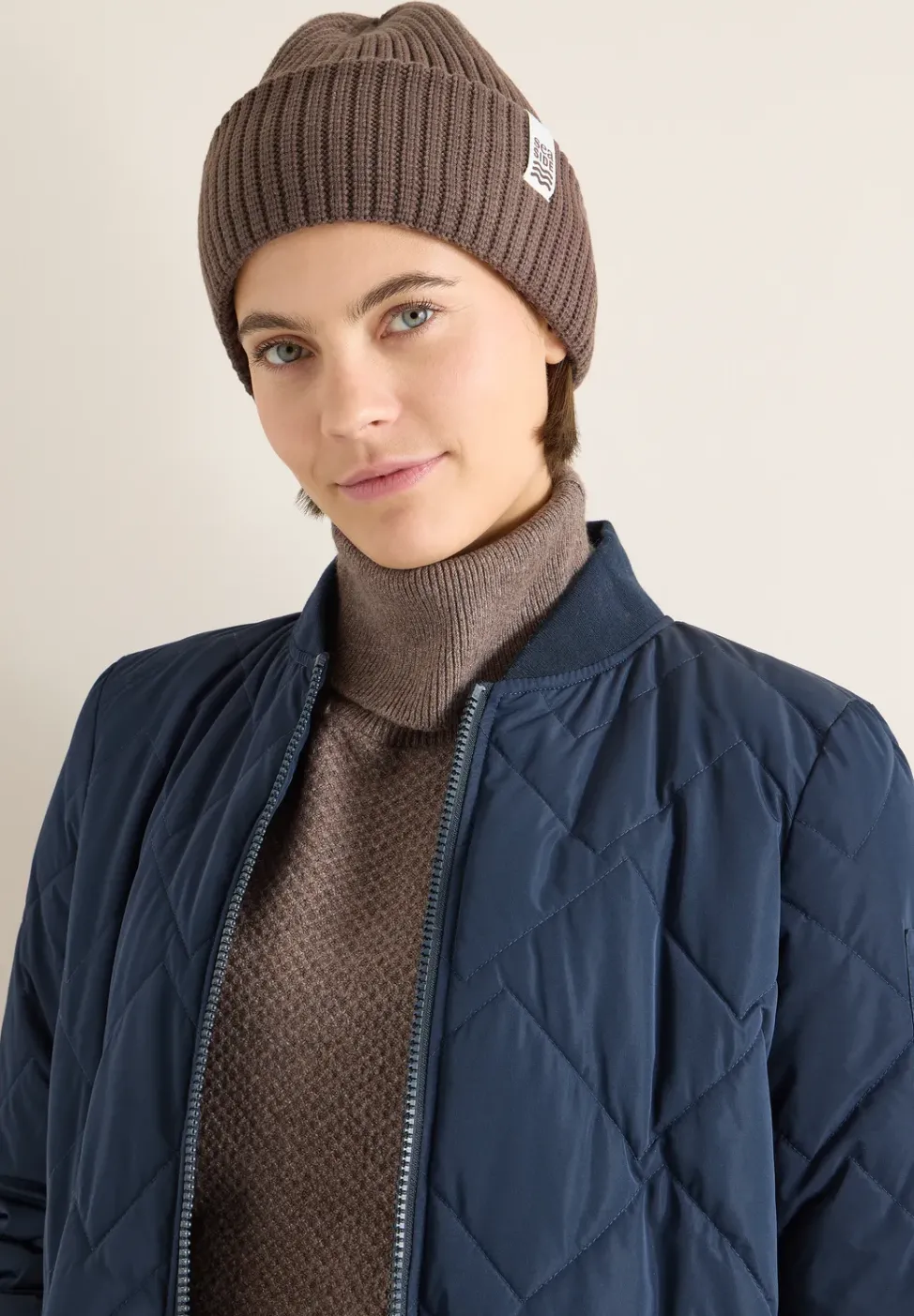 Beanie in Unifarbe