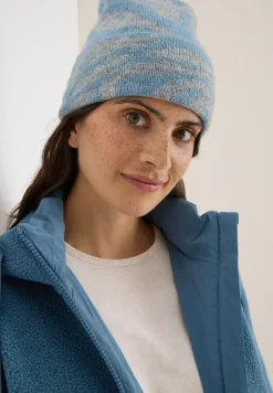 Beanie mit Zebramuster