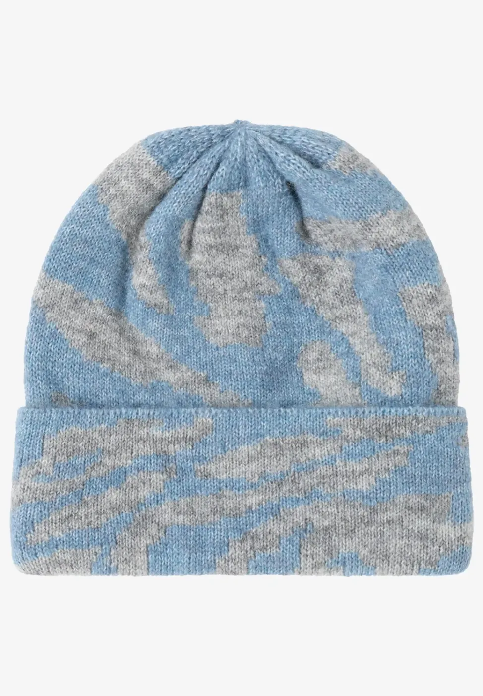 Beanie mit Zebramuster