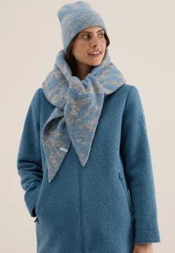 Beanie mit Zebramuster
