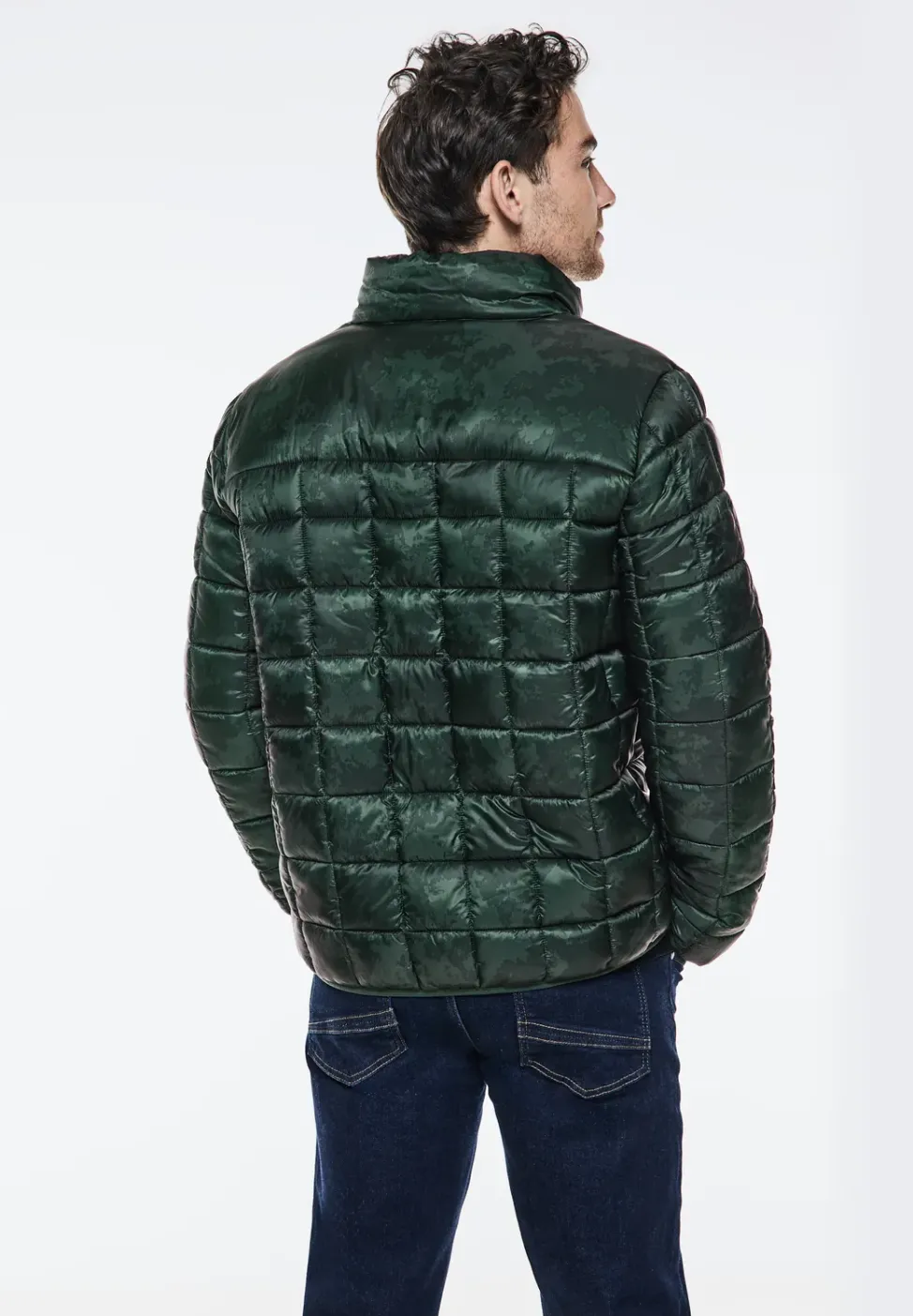 Bedruckte Steppjacke