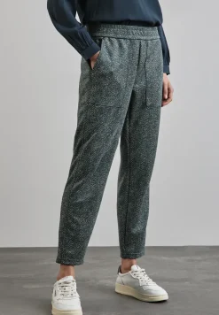 Bedruckte Velours Hose