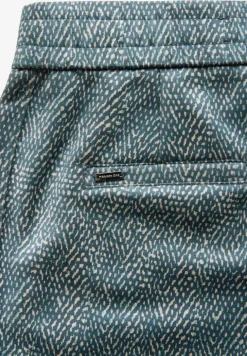 Bedruckte Velours Hose